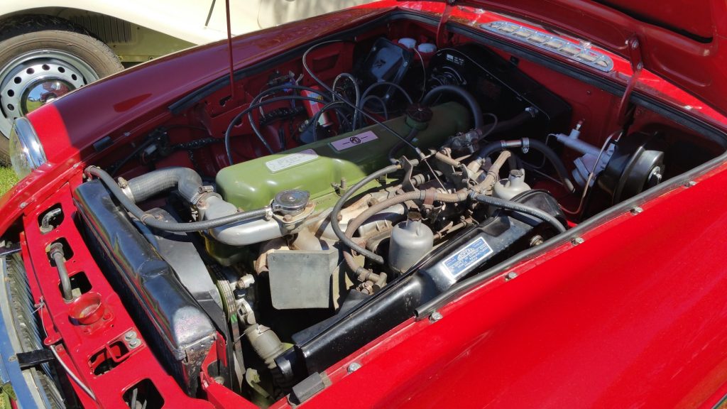 1969 MG C Roadster engine