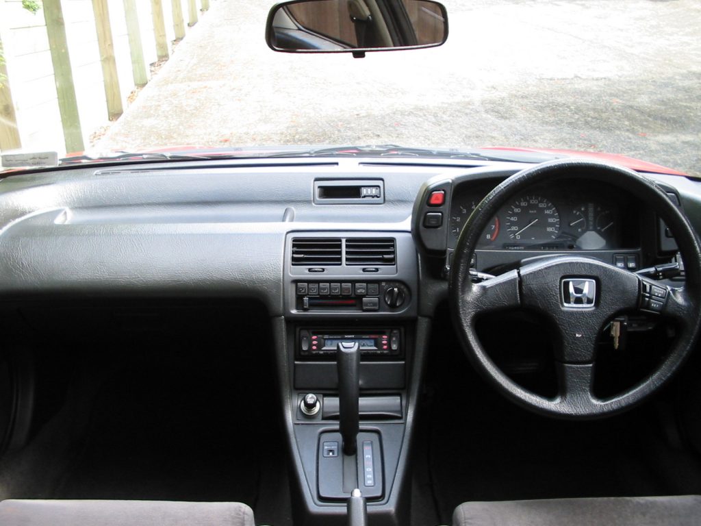 1988 Honda Prelude XX 4WS dash interior