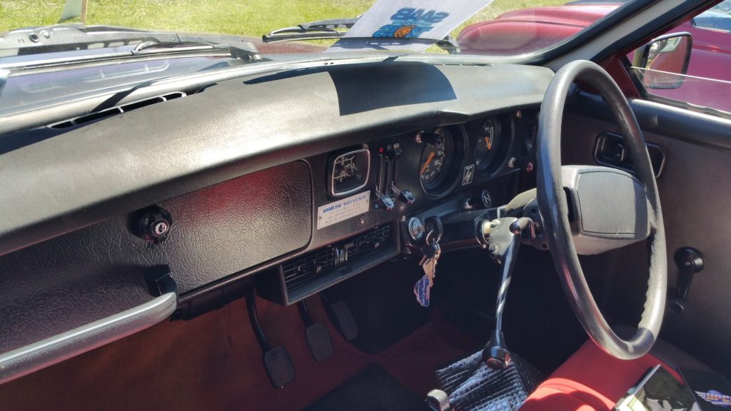 1977 Saab 96 interior