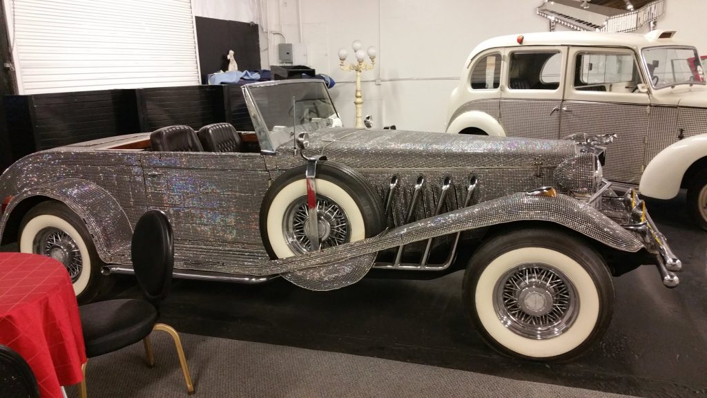 Liberace's Dusenberg Roadster kit car, covered in covered in Austrian crystal