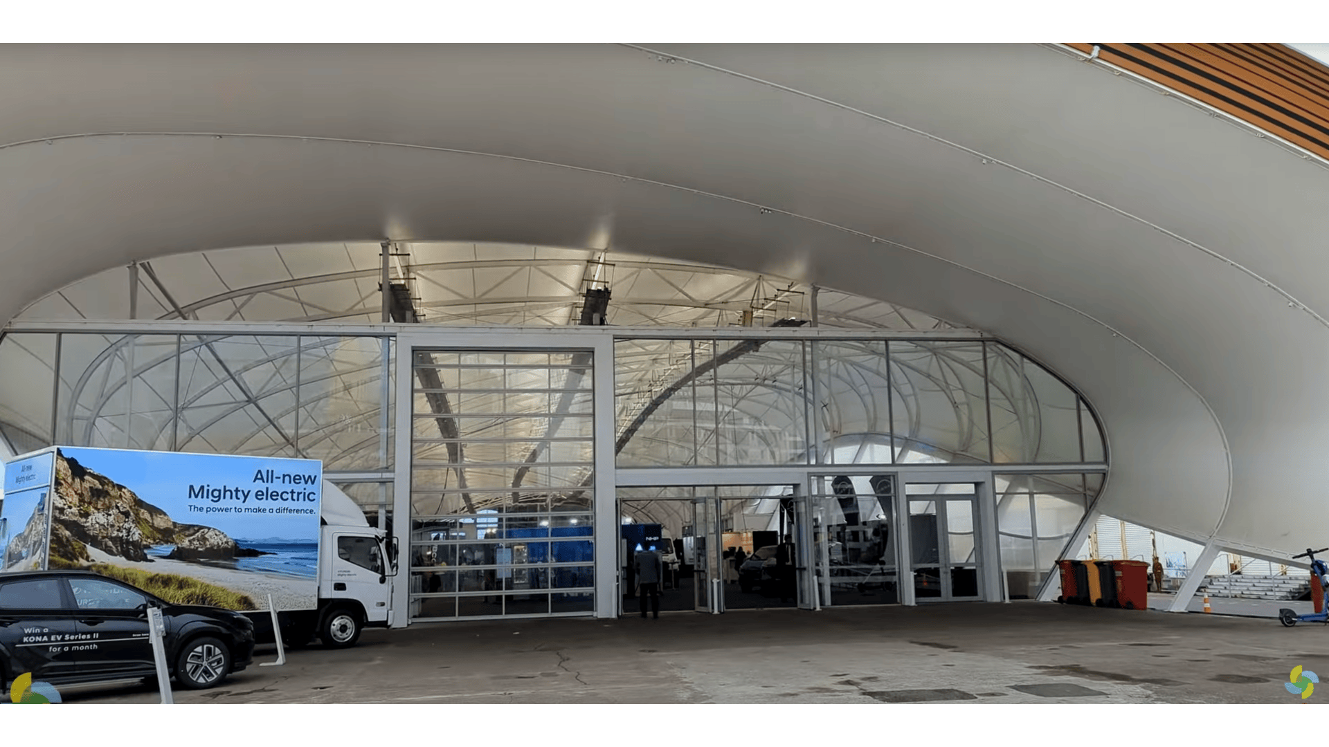 Front of the building