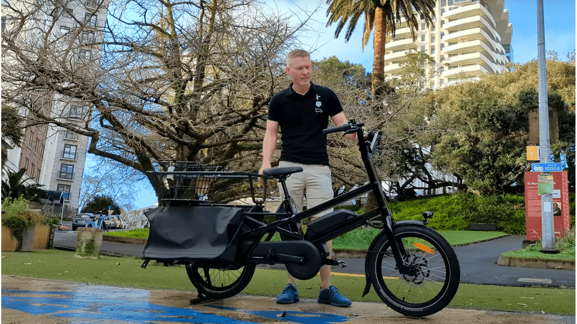 Gav with the Electric bike